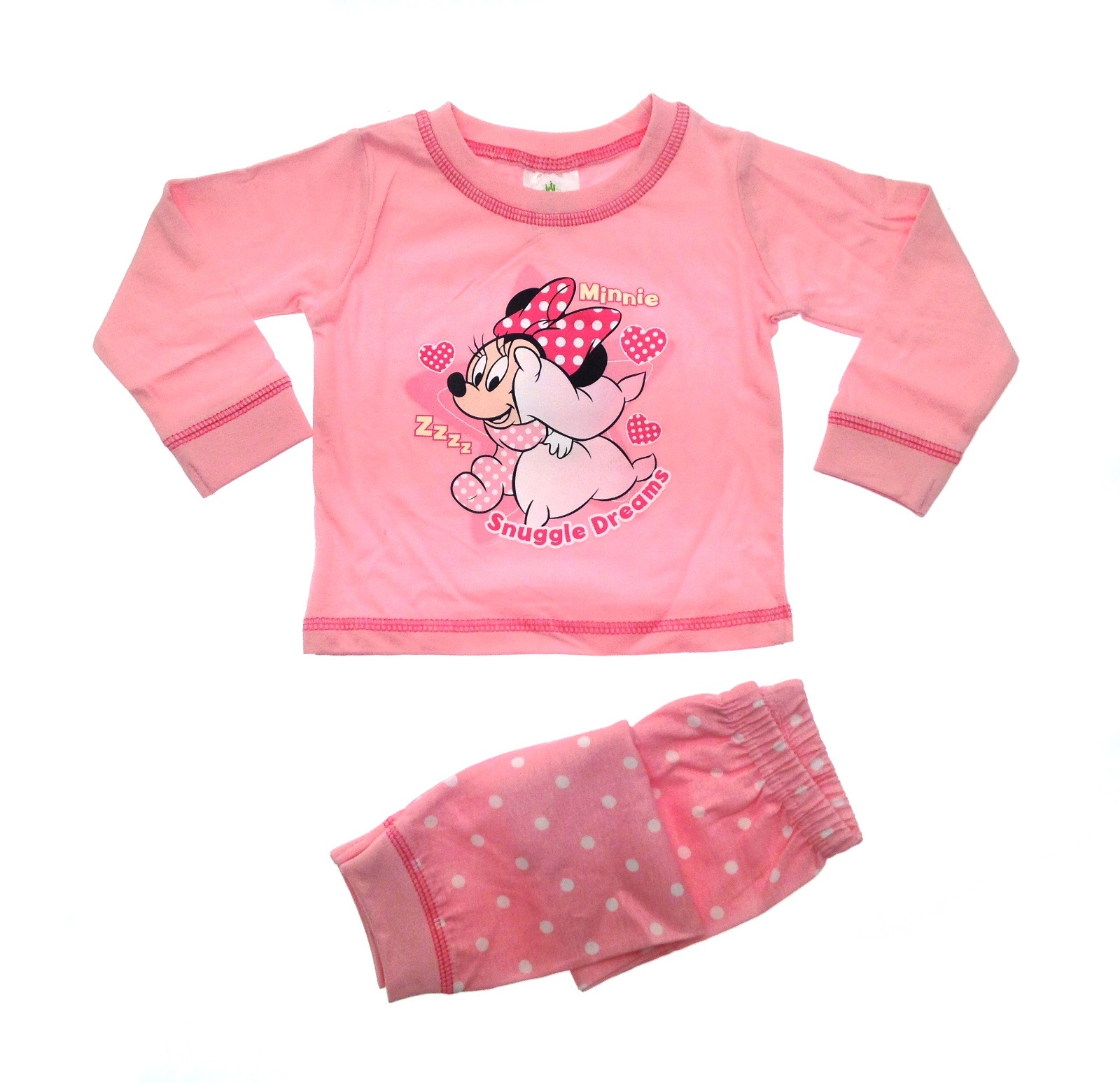 Baby Girls Pyjamas Kids Toddlers Disney Minnie Mouse Pjs Set Me To You